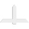 Ekena Millwork Eugene Architectural Grade PVC Gable Bracket, 48"W x 30"H x 4"D x 6"F, 15/12 Pitch GBP048X30X0406EUG00 - alternate 4